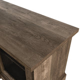 DH BASIC Rustic Reclaimed Oak 69-inch Wide 6-Shelf TV Stand by Denhour