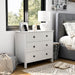 DH BASIC Transitional 34-inch Wide 3-Drawer Neutral Youth Dresser by Denhour