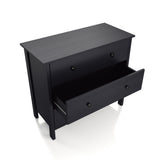 DH BASIC Transitional 34-inch Wide 3-Drawer Neutral Youth Dresser by Denhour