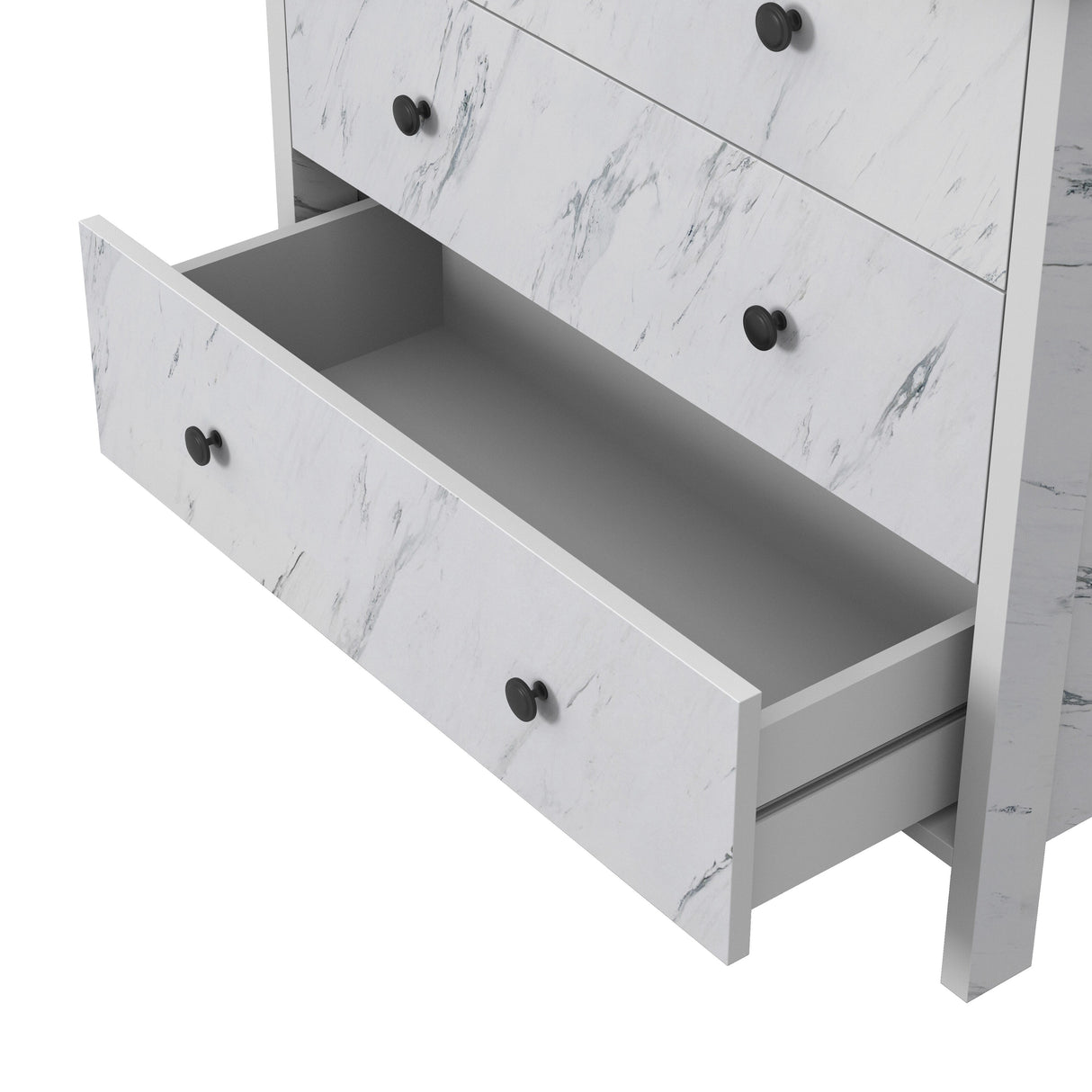 DH BASIC Transitional 34-inch Wide 3-Drawer Neutral Youth Dresser by Denhour