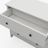DH BASIC Transitional 34-inch Wide 3-Drawer Neutral Youth Dresser by Denhour