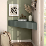 DH BASIC Transitional 47-inch 3-Shelf Corner Floating TV Stand by Denhour