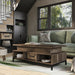 DH BASIC Rustic 47-inch Lift-Top Coffee Table with Storage