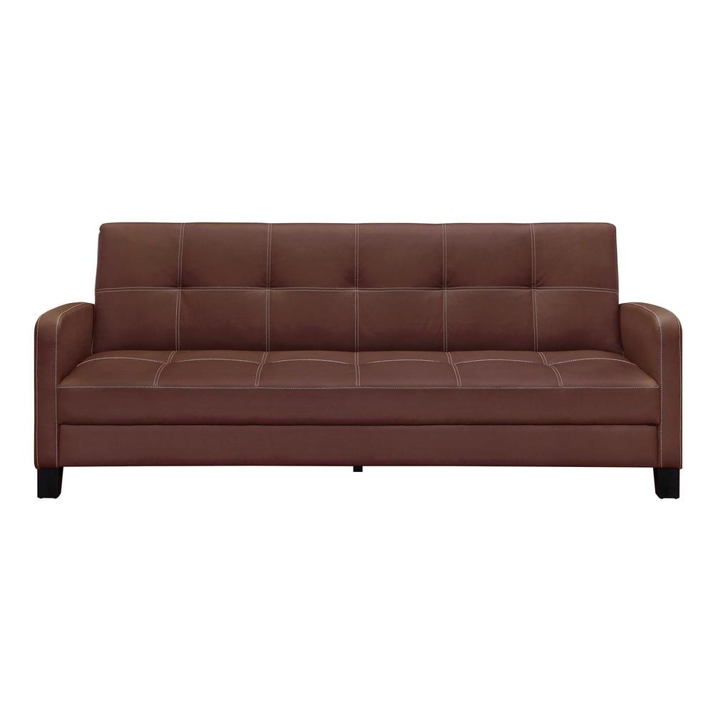 DHP Delaney Brown Sofa Sleeper
