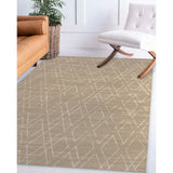 DIAMOND HATCH NATURAL Area Rug By Kavka Designs