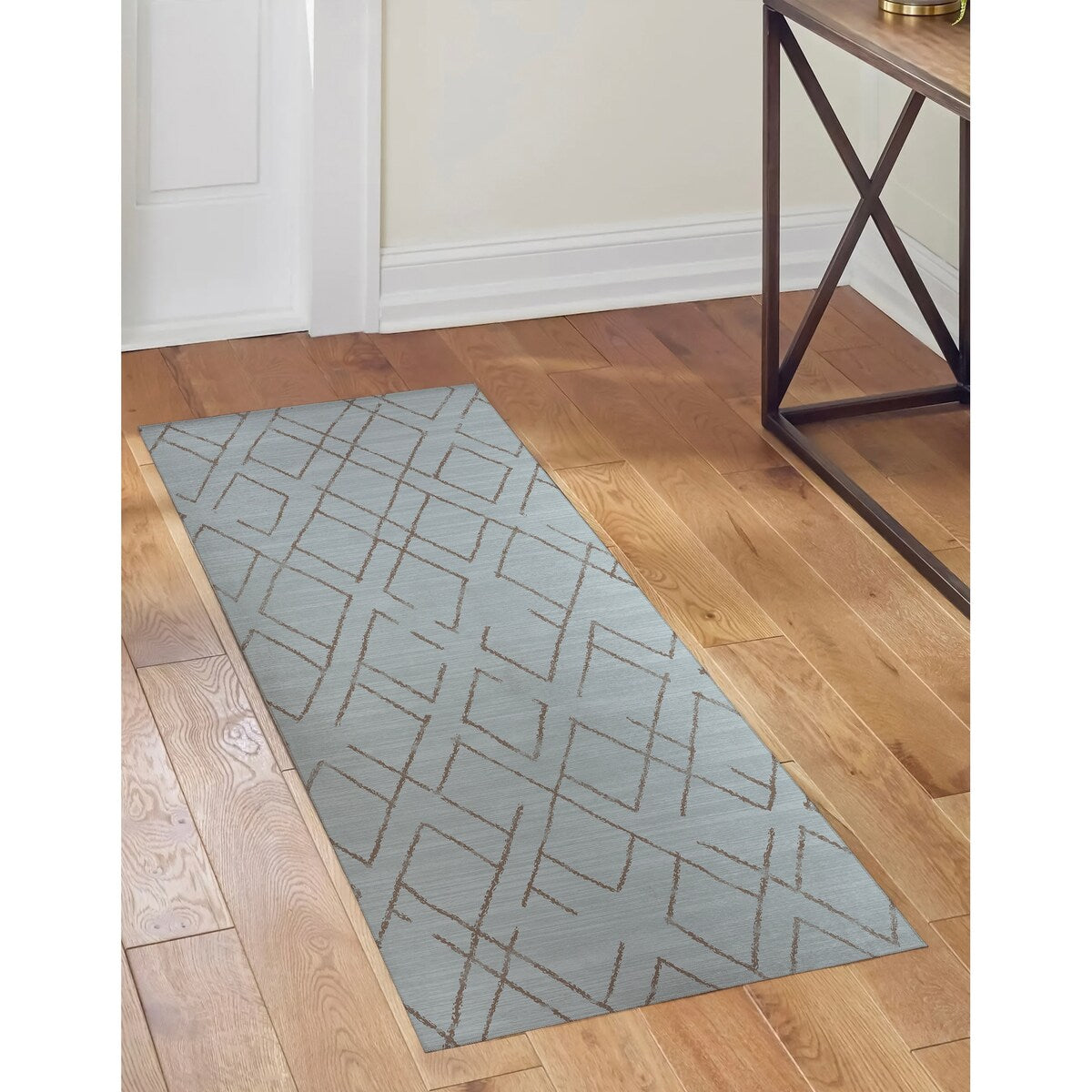 DIAMOND HATCH SEPIA Doormat By Kavka Designs