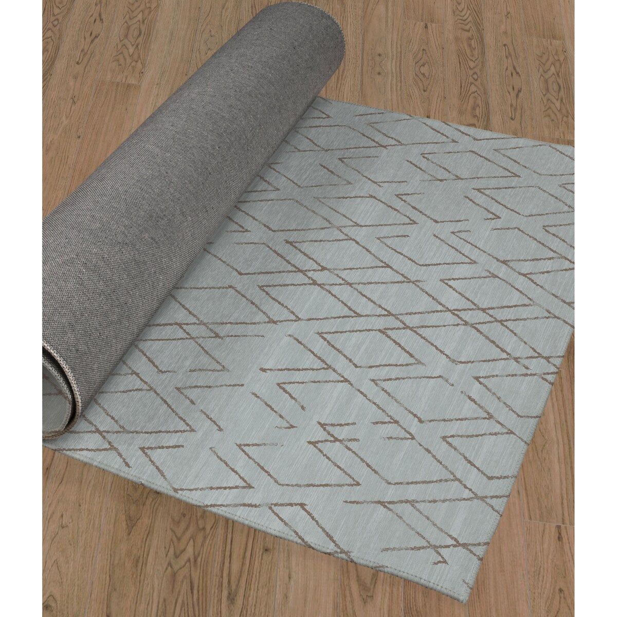 DIAMOND HATCH SEPIA Doormat By Kavka Designs