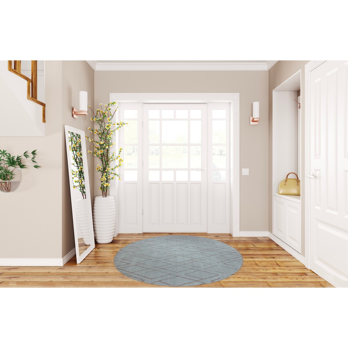 DIAMOND HATCH SEPIA Doormat By Kavka Designs