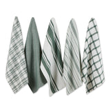 DII Assorted Woven Dishtowels (Set of 5)