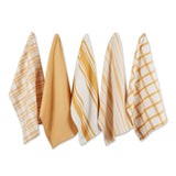 DII Assorted Woven Dishtowels (Set of 5)