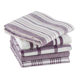 DII Assorted Woven Dishtowels (Set of 5)
