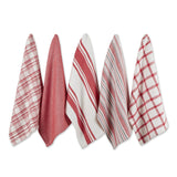 DII Assorted Woven Dishtowels (Set of 5)