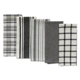 DII Assorted Woven Dishtowels (Set of 5)