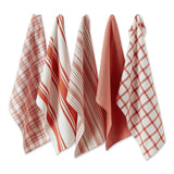 DII Assorted Woven Dishtowels (Set of 5)
