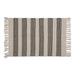 DII Black Ticking Stripe Hand-Loomed Rug 2x3 Ft - 24.0 In. L X 36.0 In. W X 0.2 In. H