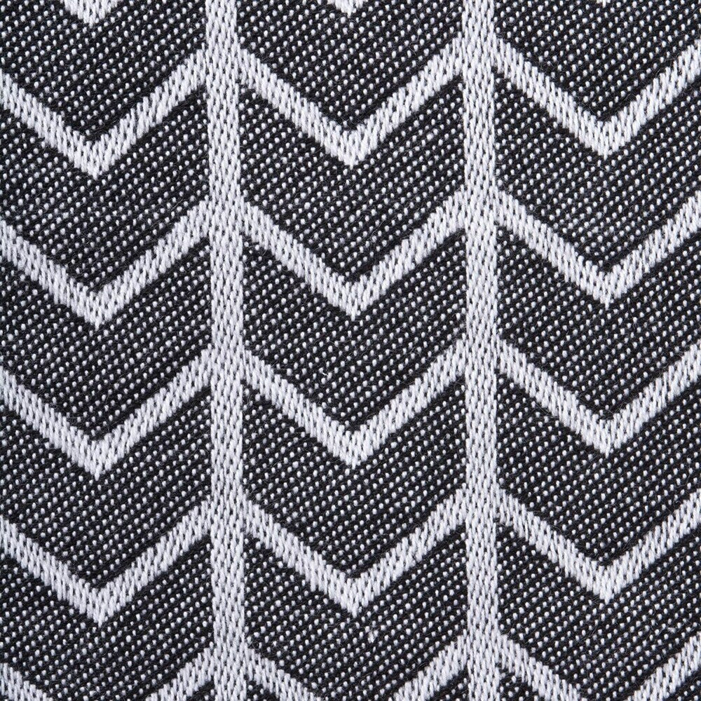 DII Black & White Table Runner
