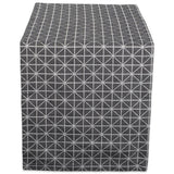 DII Black & White Table Runner