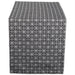 DII Black & White Table Runner