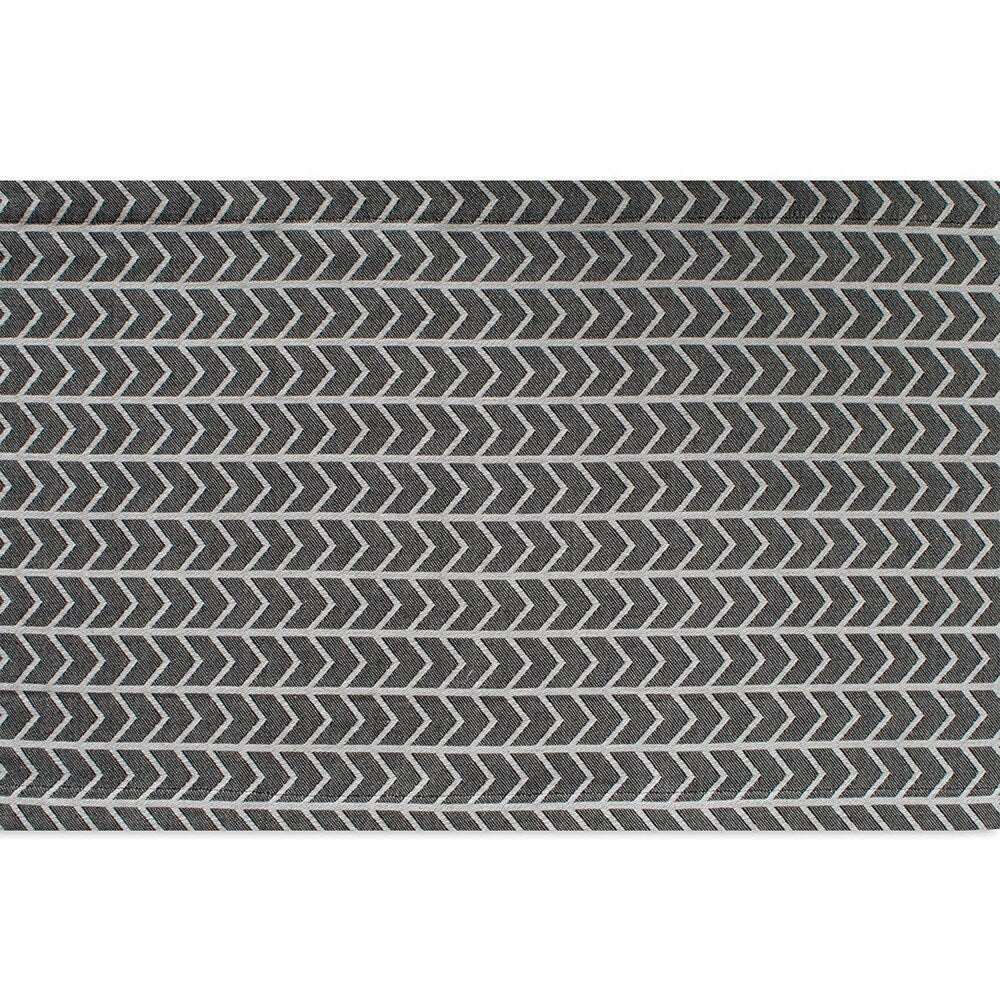 DII Black & White Table Runner
