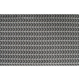 DII Black & White Table Runner