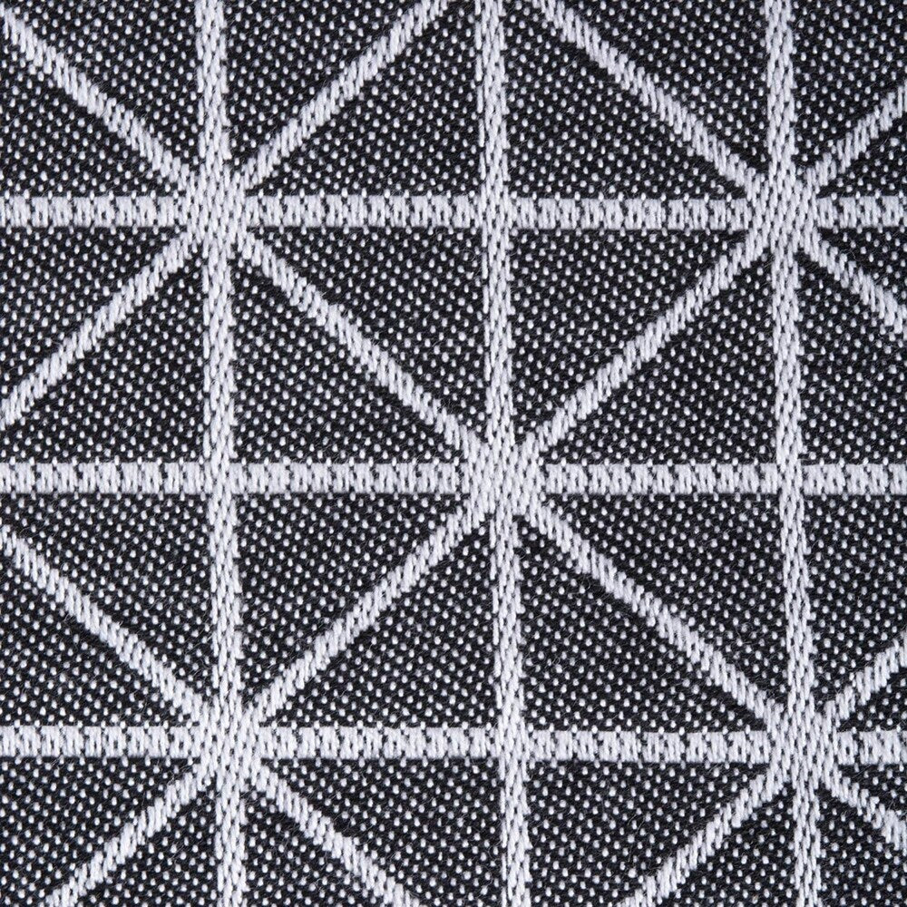 DII Black & White Table Runner