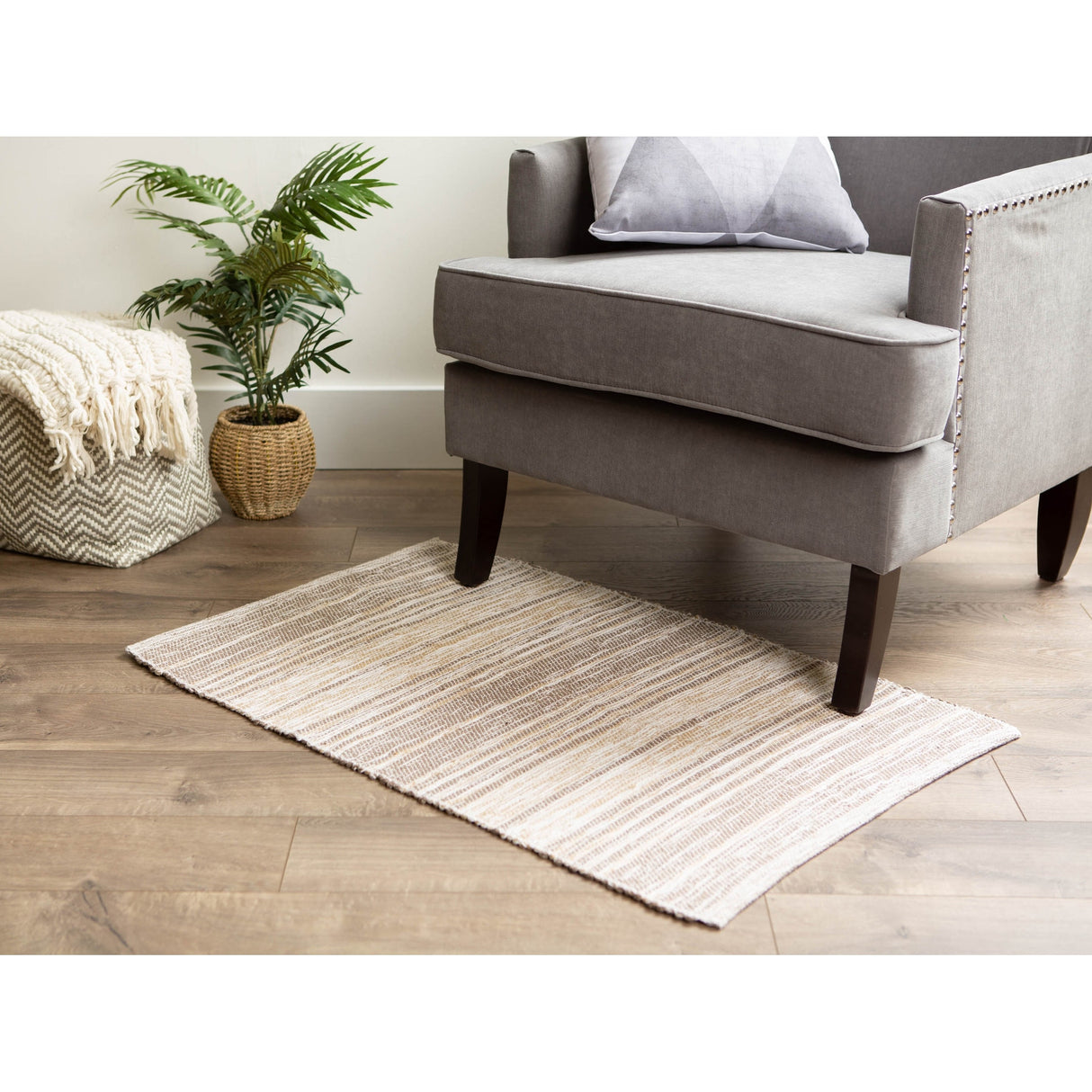Porch & Den Windhill Recycled Yarn/Rag Rug - 2x3