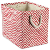 DII Chevron Decorative Storage Bin