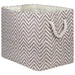 DII Chevron Decorative Storage Bin