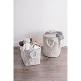 DII Chevron Decorative Storage Bin