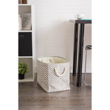 DII Chevron Decorative Storage Bin