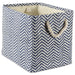 DII Chevron Decorative Storage Bin