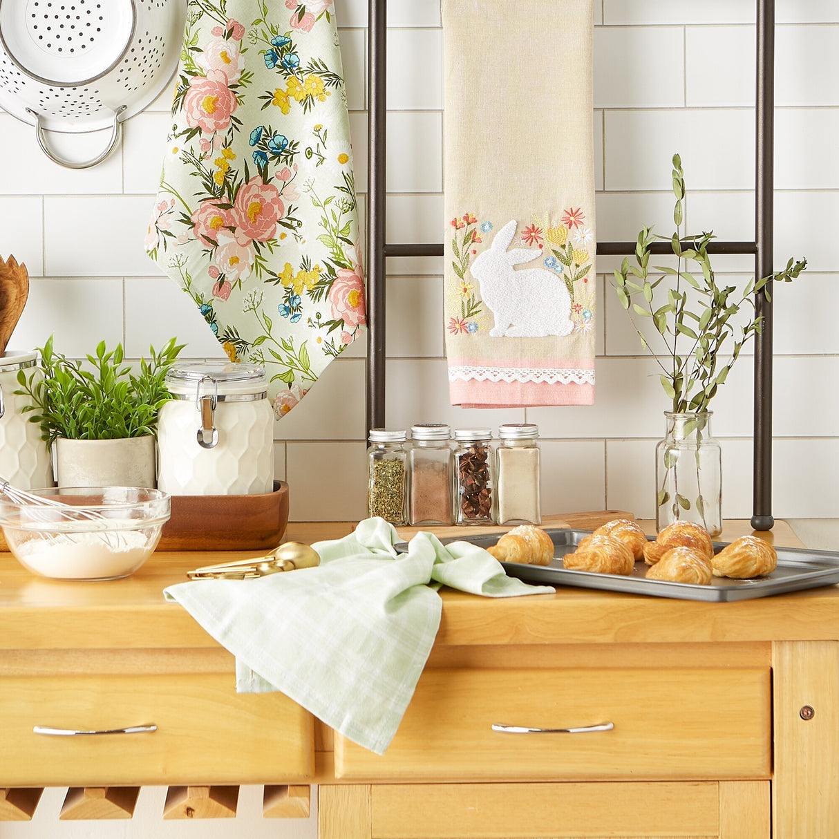 DII Easter Eggs Dishtowel Set, 18x28", 3 Piece