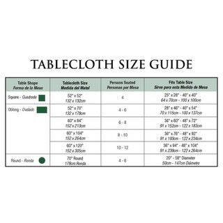 DII Formal Winter Kitchen Tablecloth
