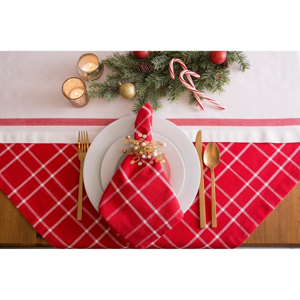 DII Formal Winter Kitchen Tablecloth