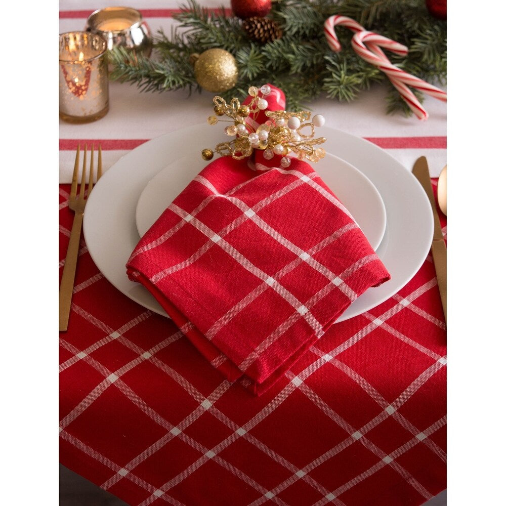 DII Formal Winter Kitchen Tablecloth
