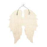 DIY Unfinished Wood Angel Wings Door Sign, Christmas, Craft Kits, 1 Piece