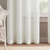 DKNY Antigua Linen Window Curtain Panel Pair