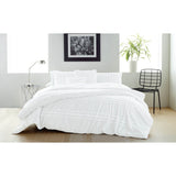 DKNY Chenille Stripe 3-pc Comforter Set