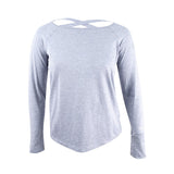 DKNY Women's Open-Back Thumb-Hole Top