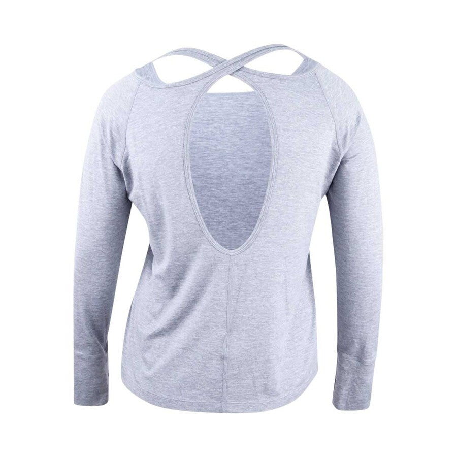 DKNY Women's Open-Back Thumb-Hole Top