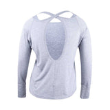 DKNY Women's Open-Back Thumb-Hole Top