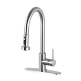 DORNBERG Stainless Steel Pull Down Kitchen Faucet with Sprayer