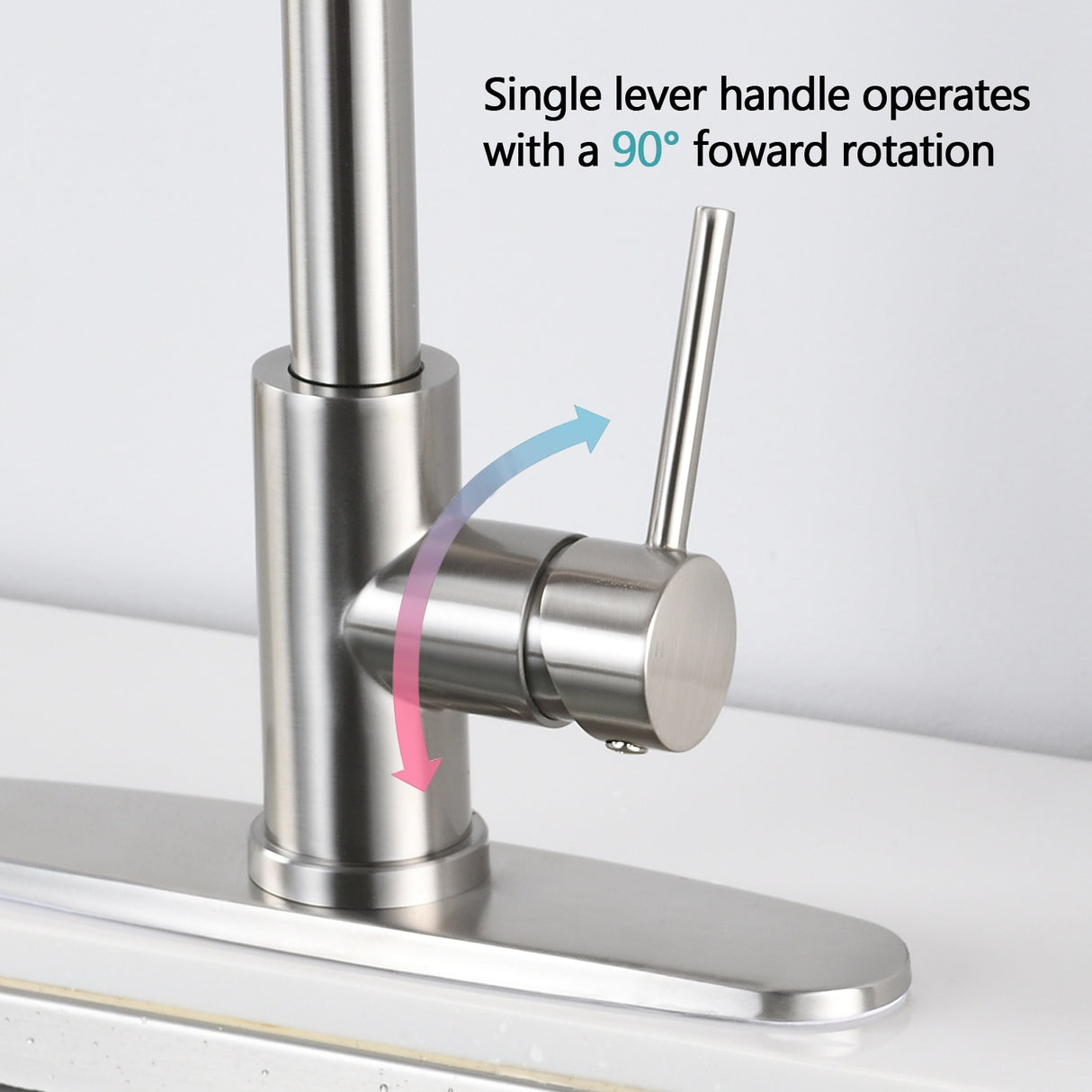 DORNBERG Stainless Steel Pull Down Kitchen Faucet with Sprayer