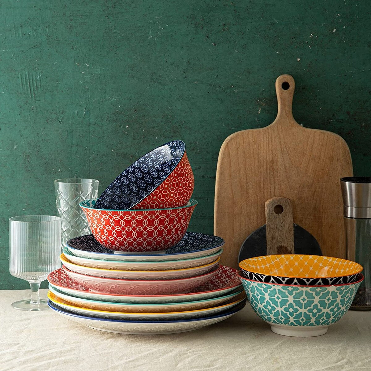 Overstock dinnerware cheap