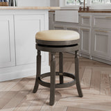 DTY Indoor Living Palmer Lake Backless Swivel Counter or Bar Stool