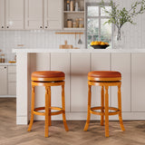 DTY Indoor Living Palmer Lake Backless Swivel Counter or Bar Stool