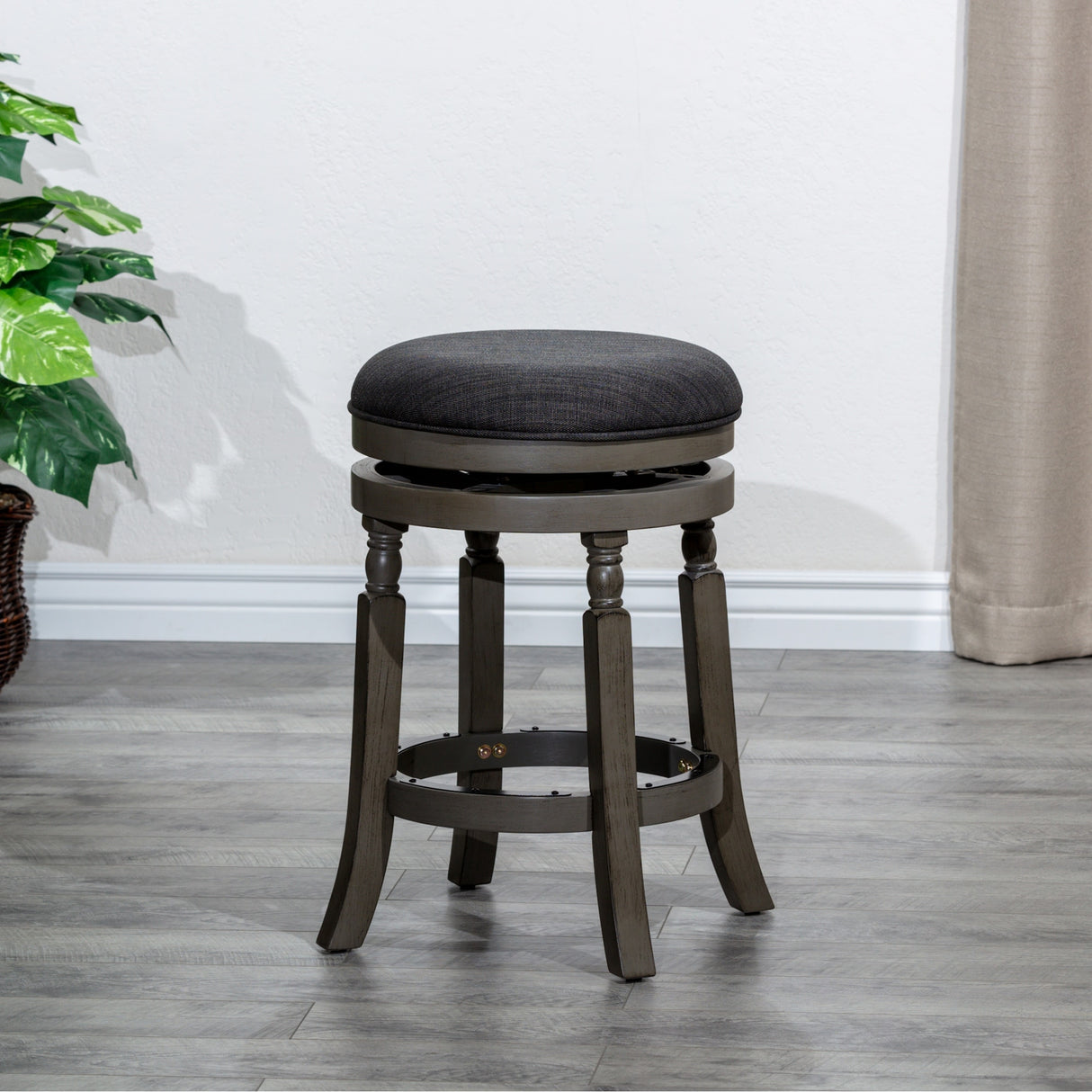 DTY Indoor Living Palmer Lake Backless Swivel Counter or Bar Stool