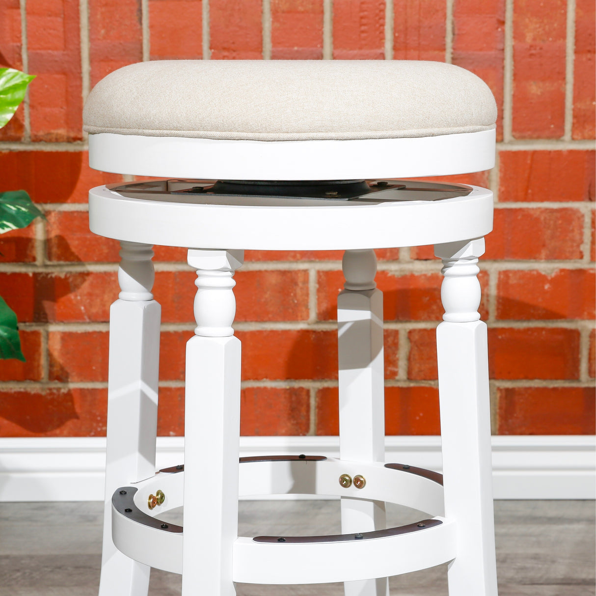 DTY Indoor Living Palmer Lake Backless Swivel Counter or Bar Stool