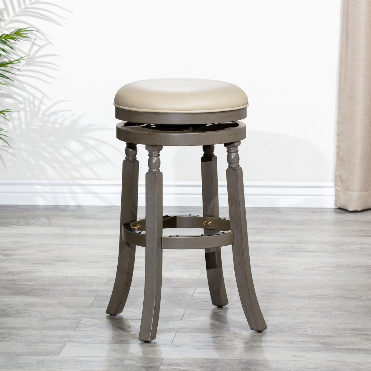 DTY Indoor Living Palmer Lake Backless Swivel Counter or Bar Stool