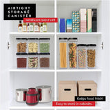 DWËLLZA KITCHEN Pasta Storage Containers for Pantry Airtight